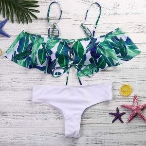 Bikini set embellished with Swarovski crystals
